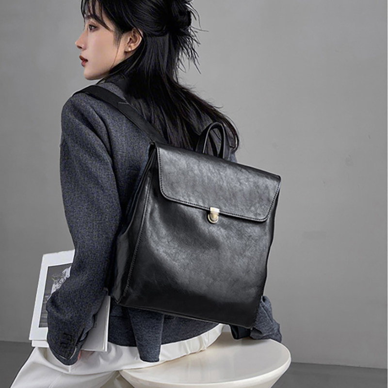 Luxury Bags Quality - Mochila de cuero genuino de marca