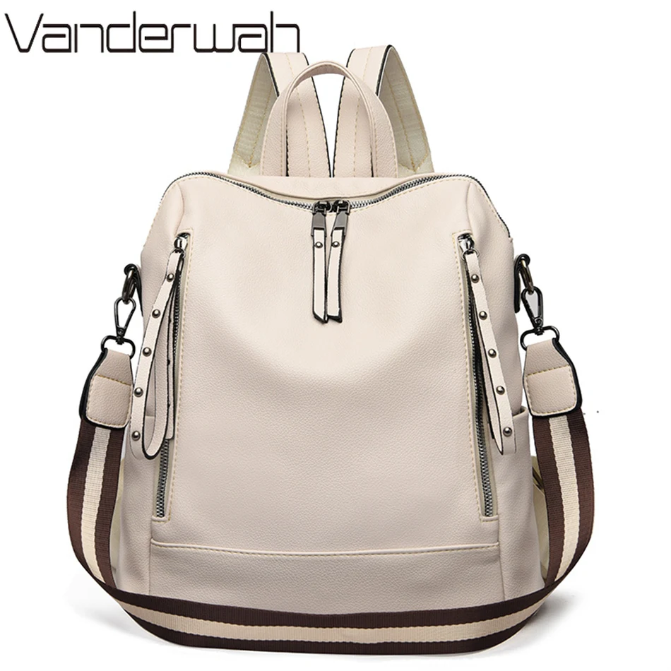 Mochila De cuero suave para es - Luxury Bags Quality reseña y precio