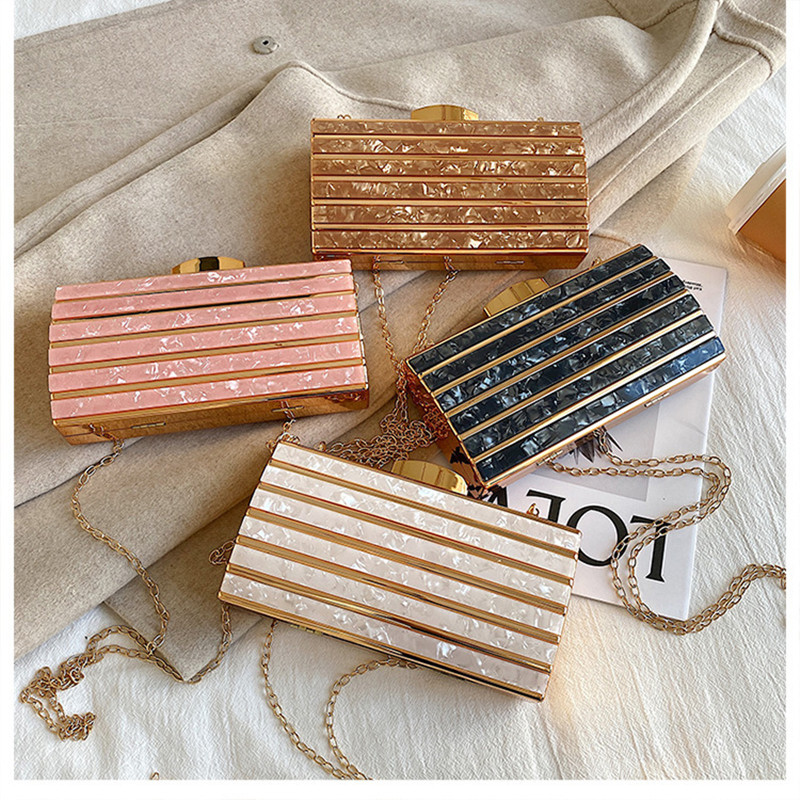 Bolsos cuadrados acrílicos de  - Mini Bag Evening Clutch reseña y precio